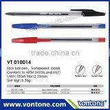 Cheapest bic ball pen VT010014 with package customized