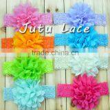 New Chiffon Flower, Headband With Chiffon Flower , Large Chiffon Fabric Flowers for Garment /festival/clothes/hair