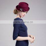 Ladies Fashion Pork Pie ShenZhen Hat thumbnail-1