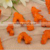 Wholesale Dyed in Orange Coral Natural Material Coral Gemstone for Jewellery Making thumbnail-2