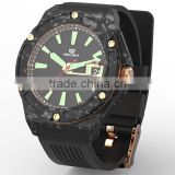 New design army fashion silicone rubber strap military sport watch