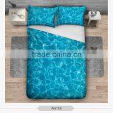 Fashion Blue Water 3D Print Bedding Set Soft Home Textile Four Season Collection Colorful Print Funny Animal Children Printing thumbnail-2