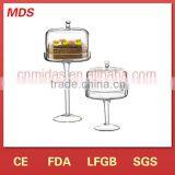 Hot Selling Glass Cake Stand With Dome/glassware thumbnail-1