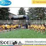 DJ-GM-11 double inflatable arch for advertising promotion , racing finish line and event begining