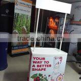 EZ 2016 Fashion New Style Fabric Graphic Economic and Easy Assemable PVC Promotion Table thumbnail-1