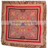 Silk Scarf Panuelos de Seda Foulards With Beautiful Pattern thumbnail-1