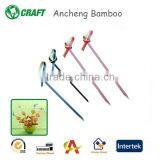 Good Quality Eco-friendly Heart-shape Pick Bamboo Pastry Pick thumbnail-2