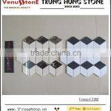 Black and White Cube 3D Marble Mosaic for Modern Decoration thumbnail-2