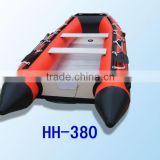 High quality CE approved aluminum floor inflatable boat size 3 m-5m inflatable fishing boat with cheap price
