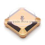 Wholesale Watch/keychain/store Small Square Solar Power Rotating Display Stand
