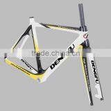 DENGFU Special Cyclo Cross Carbon Frame Carbon Disc-brake CX Bikes Frame FM059 thumbnail-1