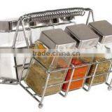 Glass Condiment Spice Sauce Cruet Set for Cooking thumbnail-2