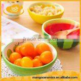 Creative Colorful Hand Painted Ceramic Fruit Bowl thumbnail-2