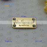 Zinc Alloy OEM Label for Bags High Quanlity Engrave Logo Make in China