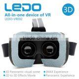 Ledo Brand Virtual Reality 3D Glasses vr All in One for 4.7''-6.0'' Smart Phone for Wholesales thumbnail-2
