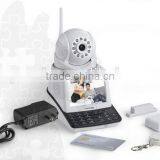 wireless ip camera with onvif P2P 0.3MP Wireless NPC 3.5 inch LCD screen Network Phone PT IP Camera