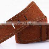 New Style Ladies and Women Fashion Zinc Alloy Buckle All-match Carved Elastic Super Side Waist Belt thumbnail-4