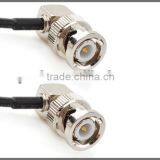 RF Cable Assembly BNC Male Right Angle to BNC Male Right Angle Cable RG316 thumbnail-1