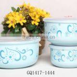 2015 Red Ceramic Tableware Bowl With Big White Dots thumbnail-4