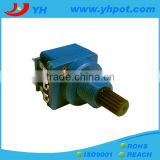 jiangsu 17mm rotary 200k ohm linear dimmer potentiometer with on/off switch