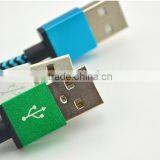 Top Selling New Design Woven Type USB Data Cable for Android Smartphone thumbnail-5