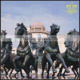 European Roman Knight Cast Copper Sculpture thumbnail-4