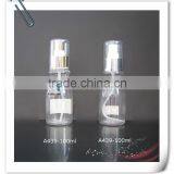 Small Size Pet Plastic Cosmetic Bottle With Pump Sprayer From Manufacturer thumbnail-1