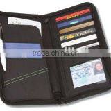 Promotional Leather Eclipse Mesh Travel Wallet