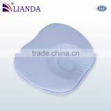 Soft Blue Baby Head Support Pillow, Baby Head Positioning Pillow, Organic Cotton Baby Memory Pillow thumbnail-2