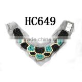 Popular beads handmade Collar~Ecru~HC649