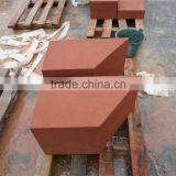 America Church External Wall Cladding Natural Red Sandstone