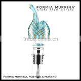 Wine Glass Charms Gold Fused Red Wine Bottle Stopper for Wedding Gifts thumbnail-1