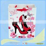 Custom Design Factory Made Printing Shoes Packing Woven's Gift Paper Bag thumbnail-1