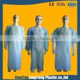Blue Disposable Aprons With Sleeves Plastic Cpe Gown thumbnail-3