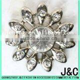 Flower Rhineston Zamac Button