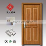 2015 Modern design pvc coated wood deep carved interior door for bedroom