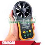 High Quality Multifunction HYELEC MS6252A Digital Air Speed Anemometer/Air Volume/Air Flow Test Meter Contagiros De Rpm thumbnail-2