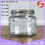 Food Grade160ml Round Honey Glass Jars Glass Jar for Honey Wholesale thumbnail-2