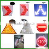 Solar Power Led Flashing Traffic Road Safety Sign/aluminum Traffic Signs and Symbols thumbnail-6
