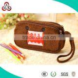 OEM High Quality Fashion Custom Fashion Plush Funny Pencil Case for Boys thumbnail-1