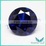 Free Sample Round Brilliant Cut Loose 114# Blue Wholesale Nano Rough Synthetic Spinel thumbnail-1