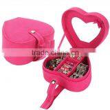 Wholesale Custom High-grade PU Leather Jewelry Box, Heart-shaped Cosmetic Box, Fashion Gift Boxes