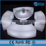 Led Bar Stool for Outdoor Party/salon,eco Plastic Waterproof Led Furniture