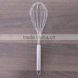 Manual Stainless Steel Mixer Beat Eggs Household Blender Bold Stainless Steel Round Bar Handle Small Medium Large Whisk D09 thumbnail-2