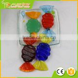 New Murano Style Glass Candies - Art Ornament Set of 6 Sweets (Candy) 018-019