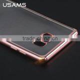 2016 Newest Original USAMS Electroplate Plating TPU and Ultra Thin Transparent Back Cover Case For Samsung Galaxy Note 7 thumbnail-3