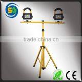 Factory Price Tripod Dual Lamp Cob 10w Rechargeable Led Flood Light 20w thumbnail-1