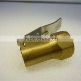 Tire Brass Air Chuck With Zinc Alloy Clip , Pump Adaptor thumbnail-2