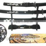 Handmade Katana Sword With 1095 Carbon Steel Blade and Copper Tsuba JL943 thumbnail-5
