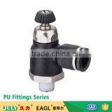 JULY Made High Quality DSC Plastic Air Pneumatic Push in Flow Speed Control Valve thumbnail-1